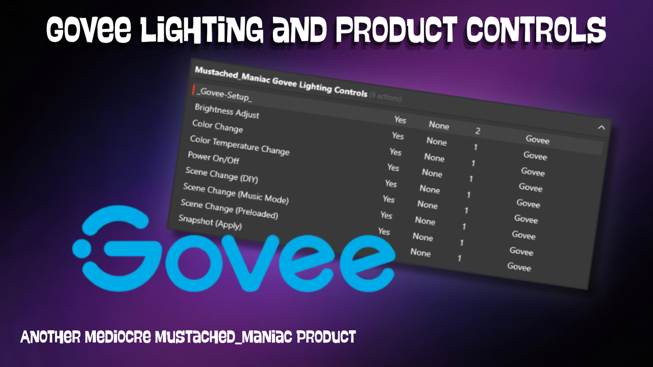 Govee Lighting and Product Controls