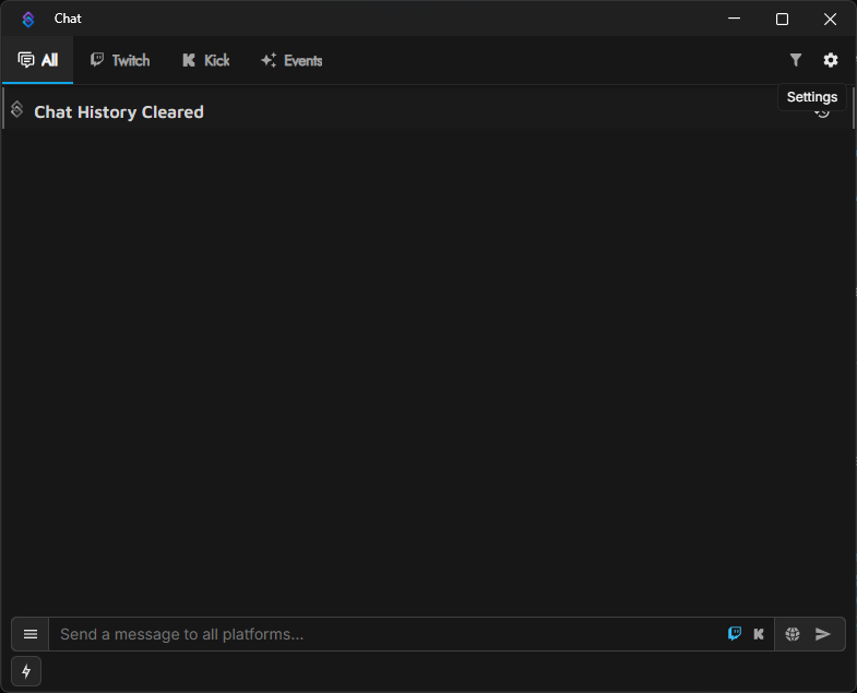 Step 1 — Open Chat Settings