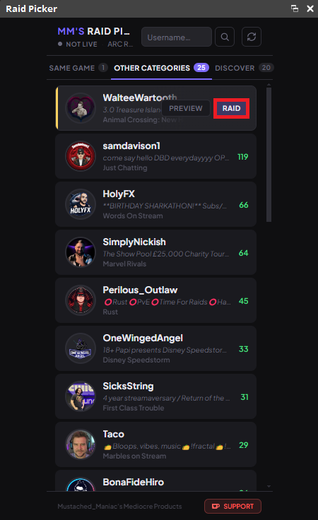 Step 1 — Select a Channel
